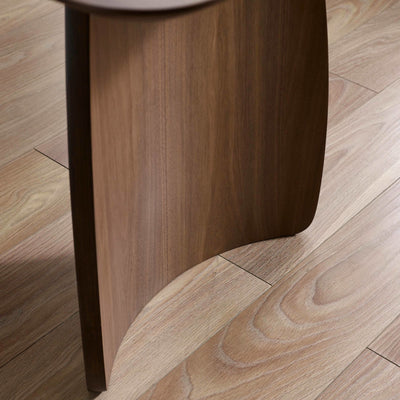 Artemis Curved Leg Walnut Dining Table