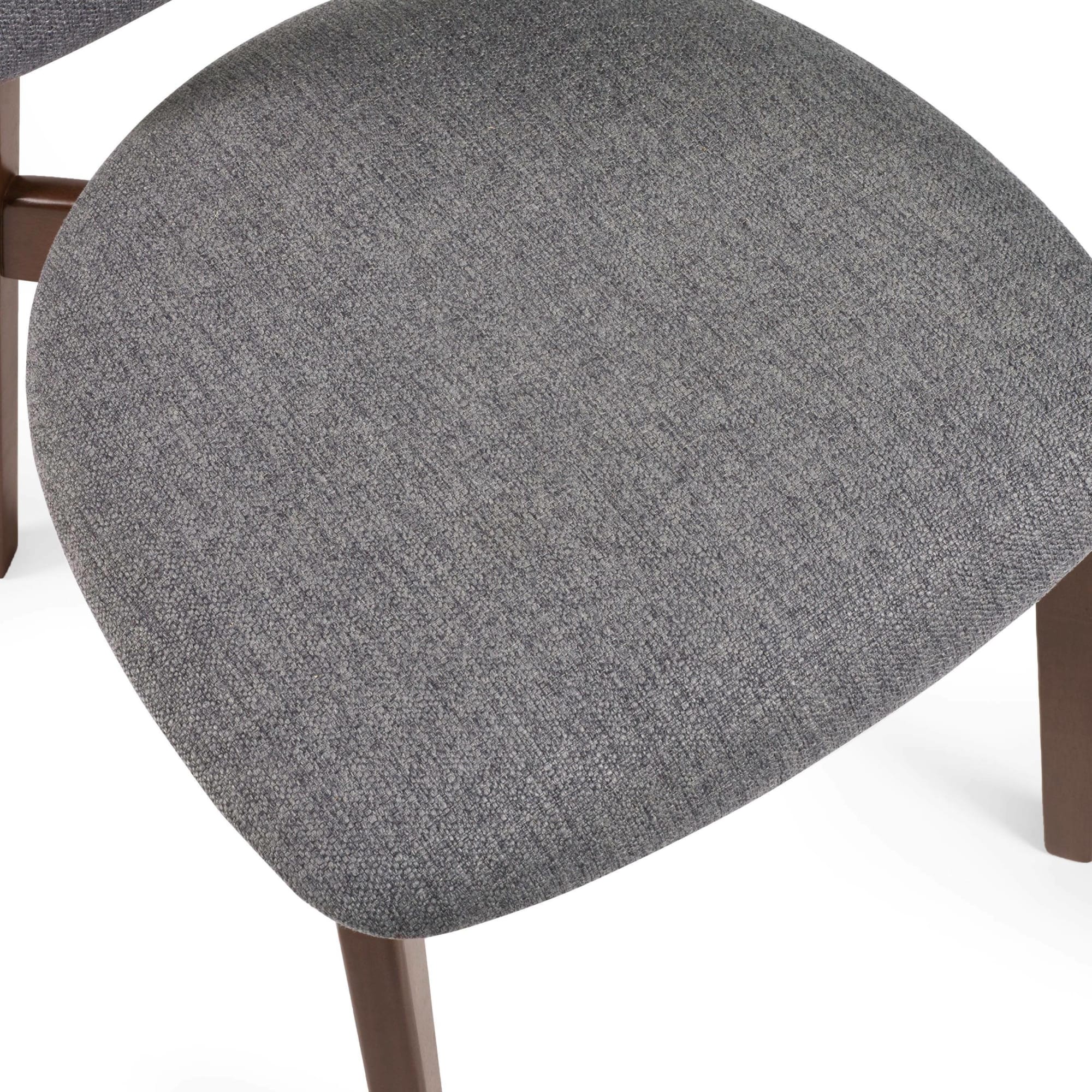 Set of 2 Artemis Walnut and Grey Dining Chairs