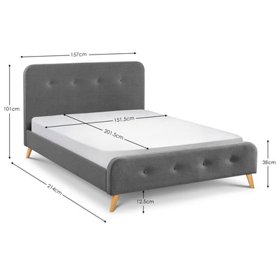 Astrid 150cm King Bed