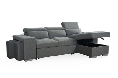 Artemis Sofabed Grey Universal Left or Right Corner