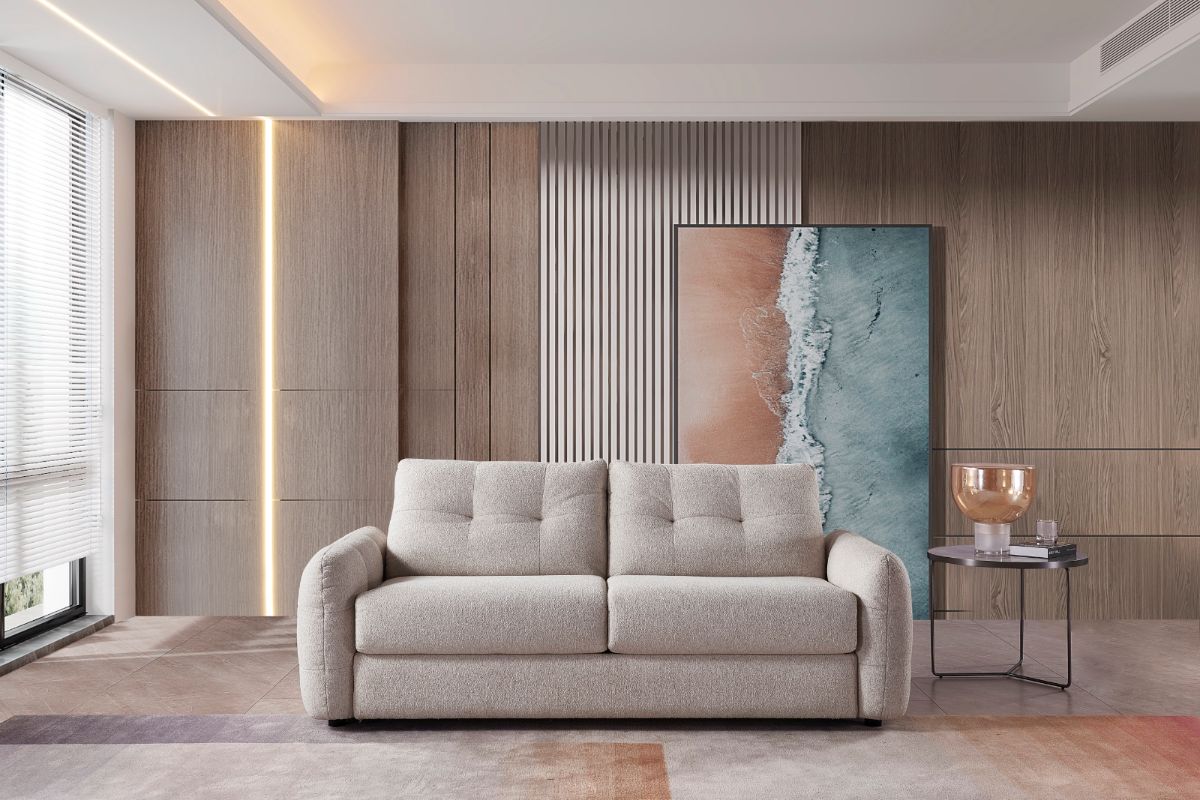 Athens Sofabed Beige 3 Seater