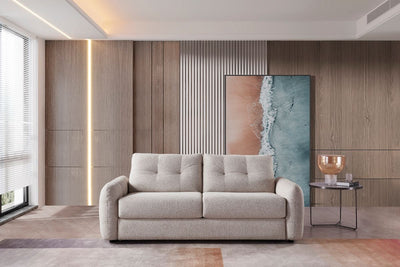 Athens Sofabed Beige 3 Seater