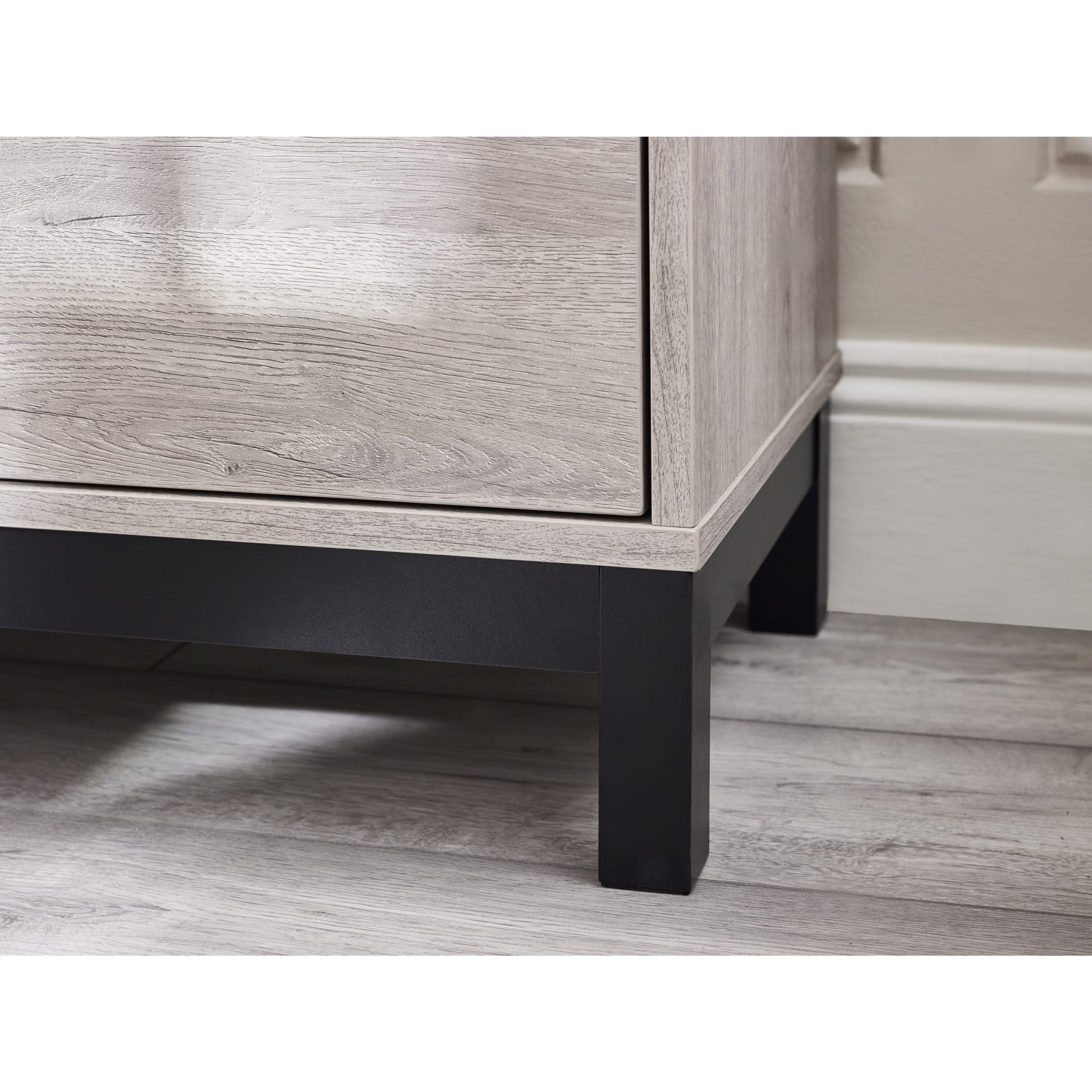Bali 4 Drawer Chest - Grey Oak