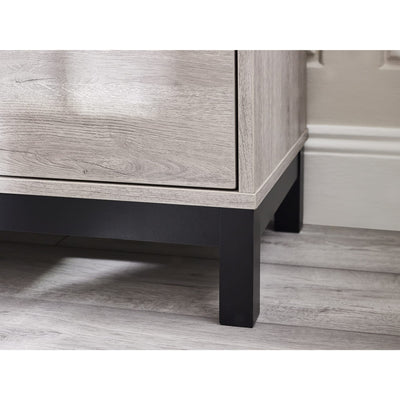 Bali 4 Drawer Chest - Grey Oak