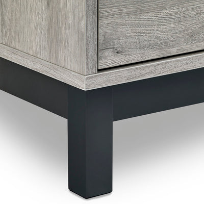 Bali 6 Drawer Wide Chest - Grey Oak