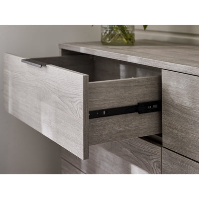 Bali 6 Drawer Wide Chest - Grey Oak