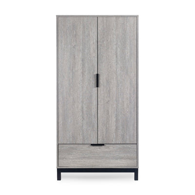 Bali 2 Door 1 Drawer Wardrobe - Grey Oak