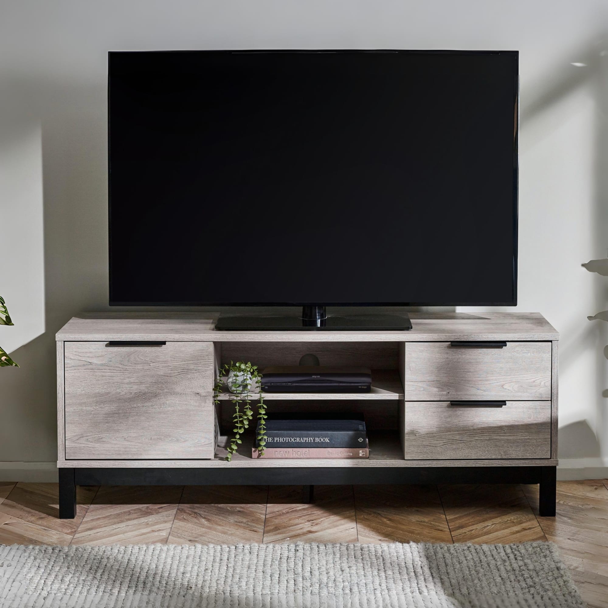 Bali Tv Unit - Grey Oak