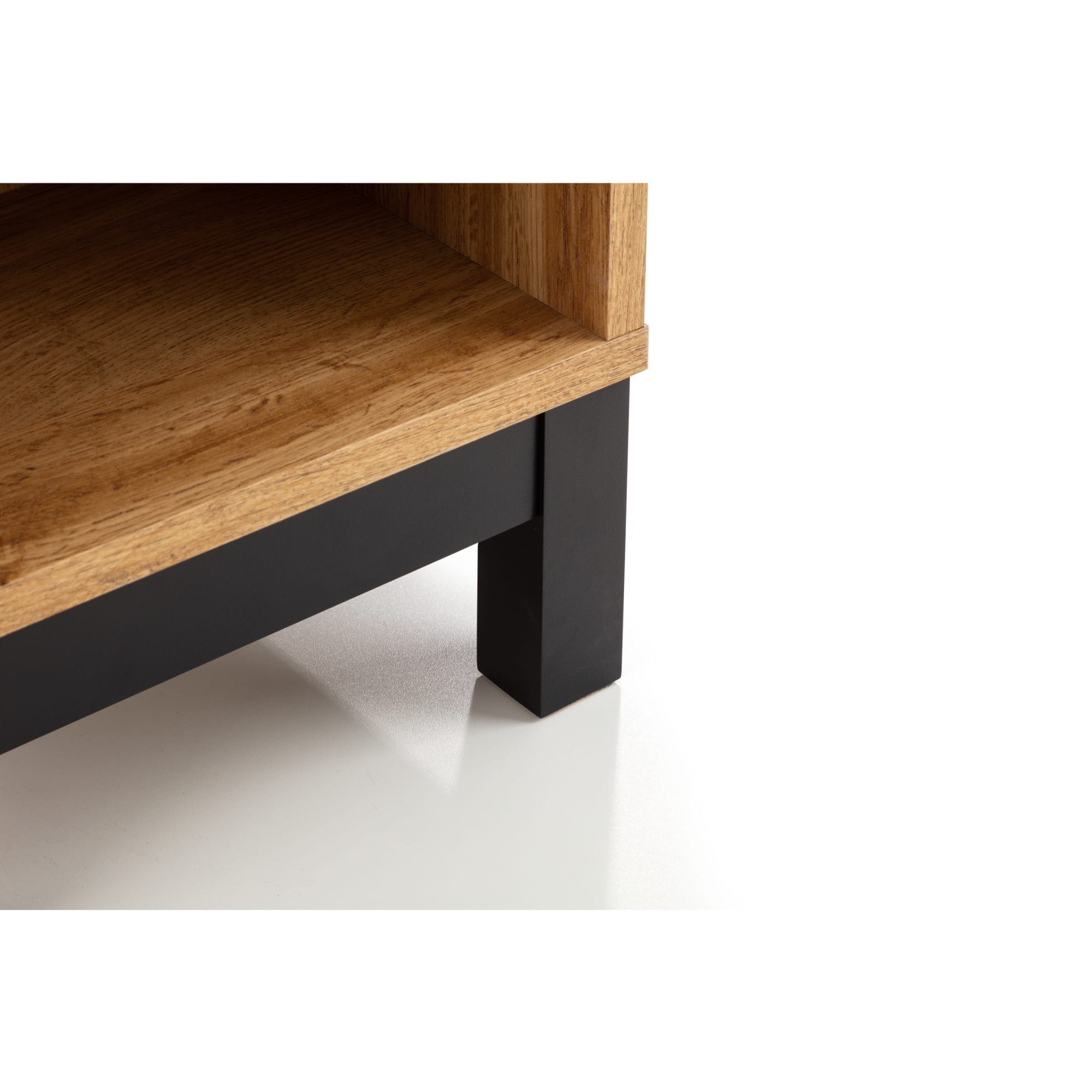 Bali 1 Drawer Bedside - Light Oak