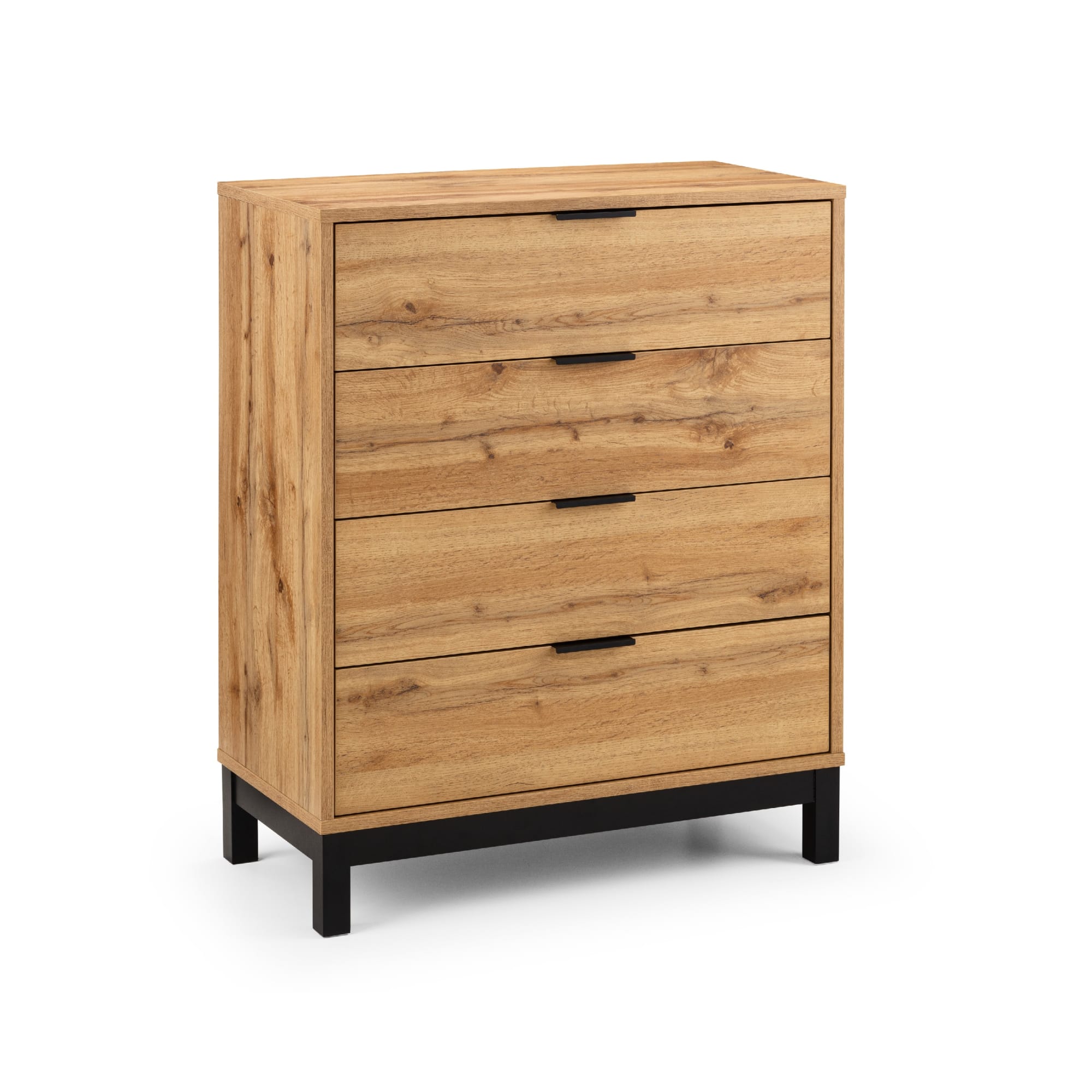 Bali 4 Drawer Chest - Light Oak