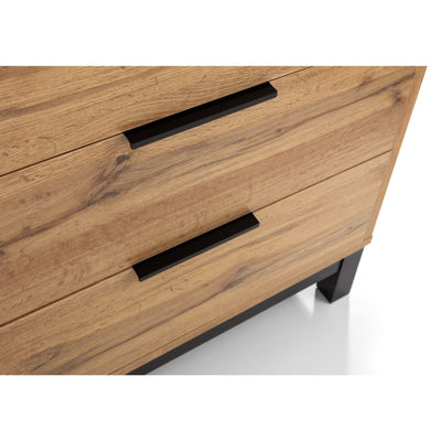 Bali 6 Drawer Wide Chest - Light Oak
