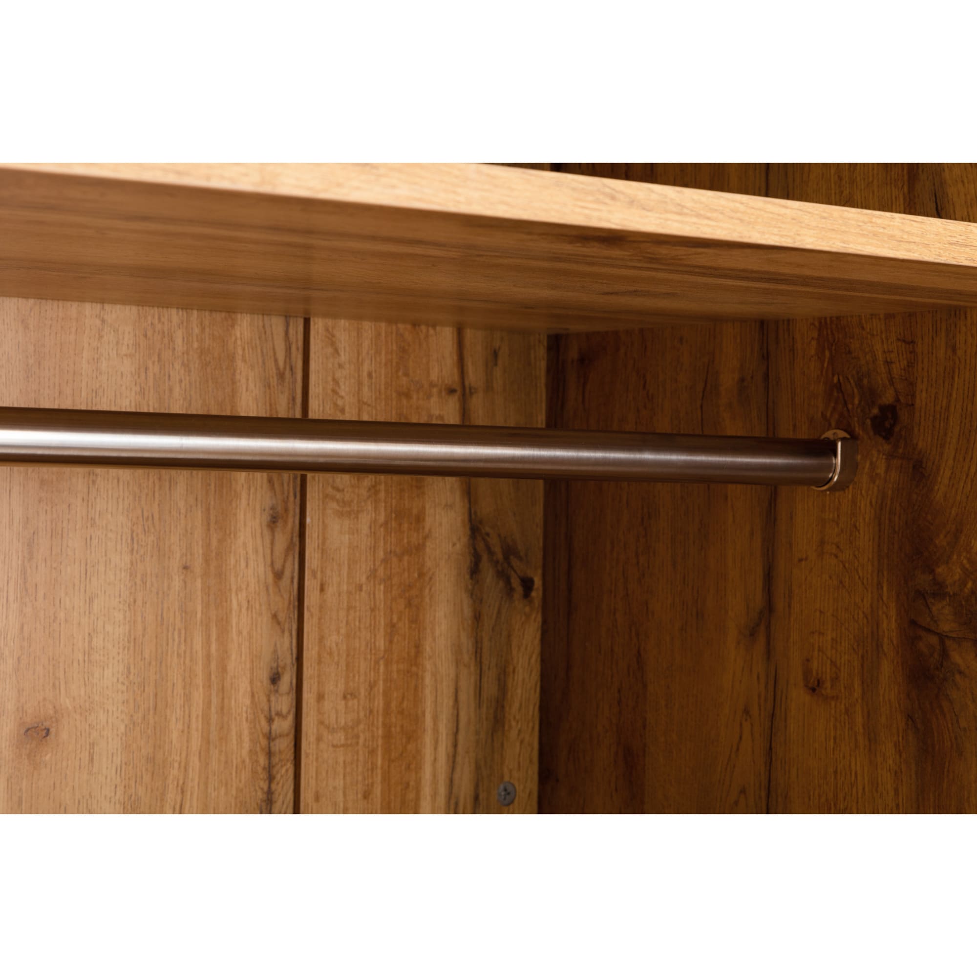 Bali 2 Door 1 Drawer Wardrobe - Light Oak