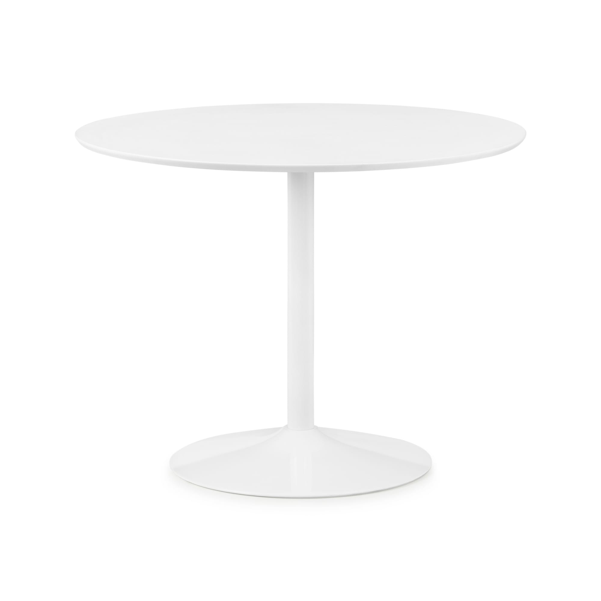Blanco Round White Pedestal Table