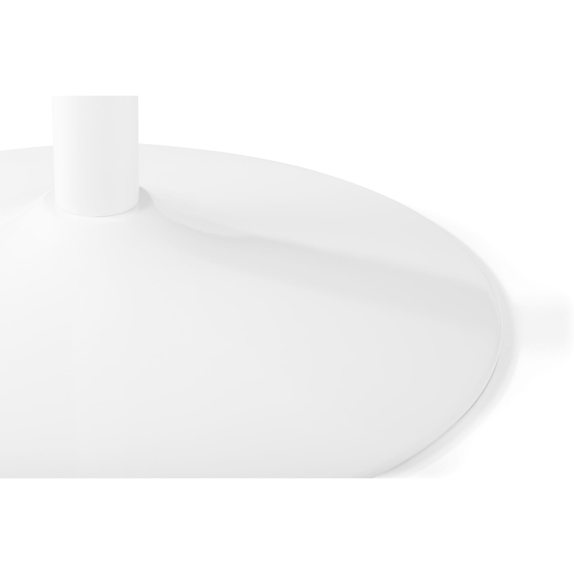 Blanco Round White Pedestal Table