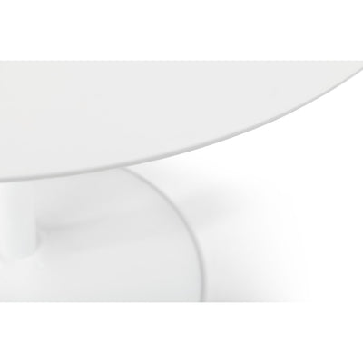 Blanco Round White Pedestal Table