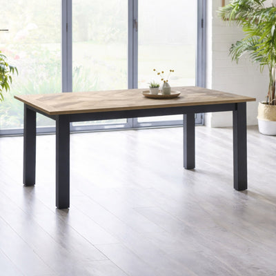 Bordeaux Extending Dining Table Dark Grey