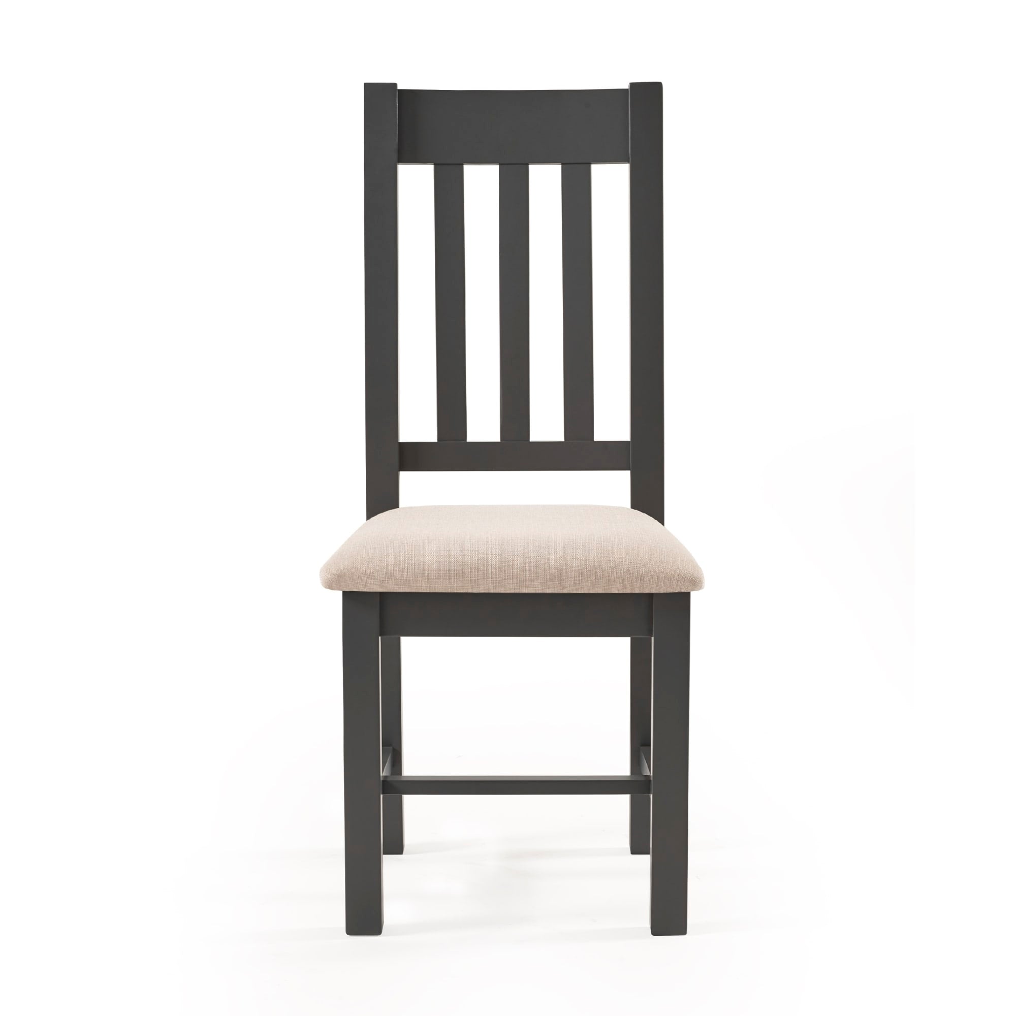 Set Of 2 Bordeaux Dining Chairs Dark Grey