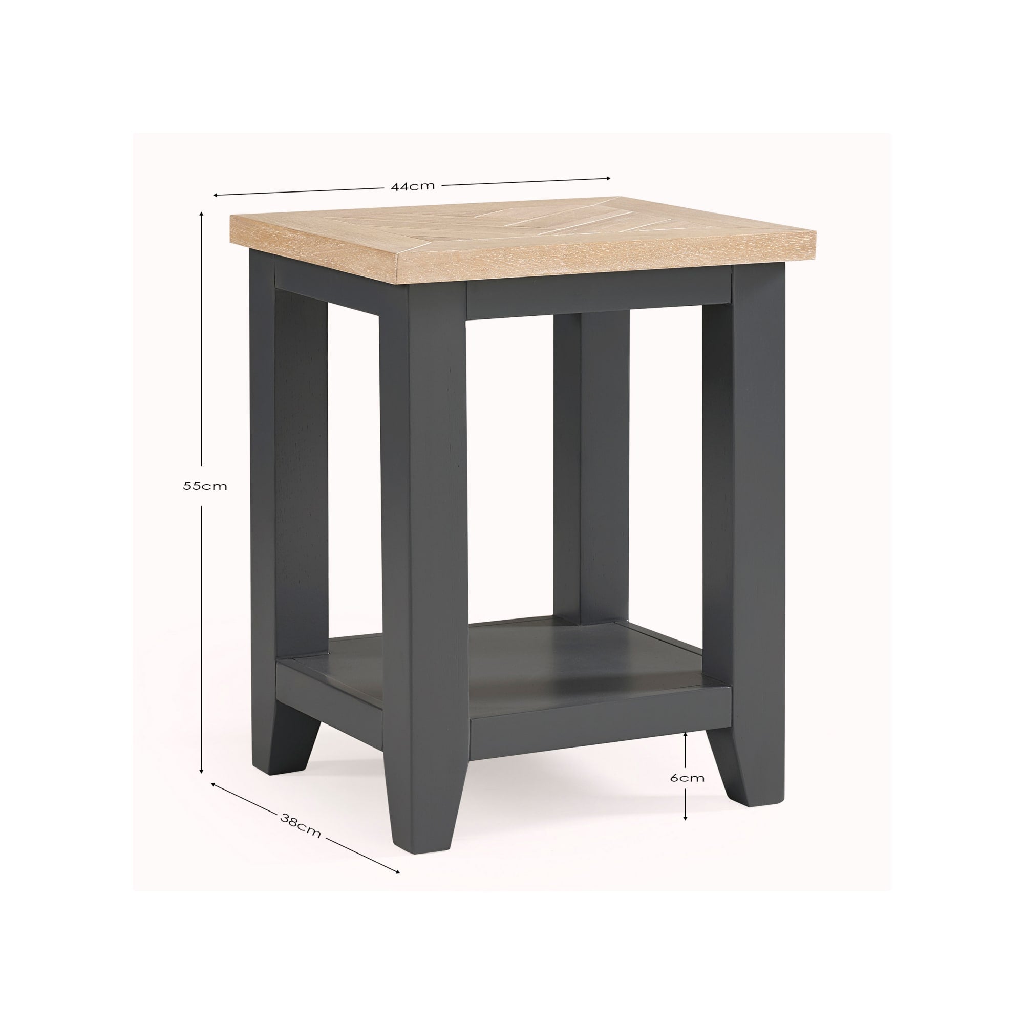 Bordeaux Lamp Table Dark Grey