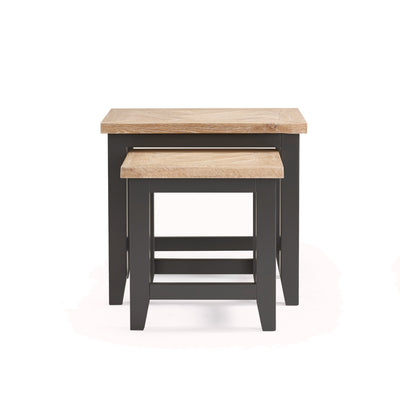 Bordeaux Nest Of Tables Dark Grey