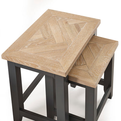 Bordeaux Nest Of Tables Dark Grey