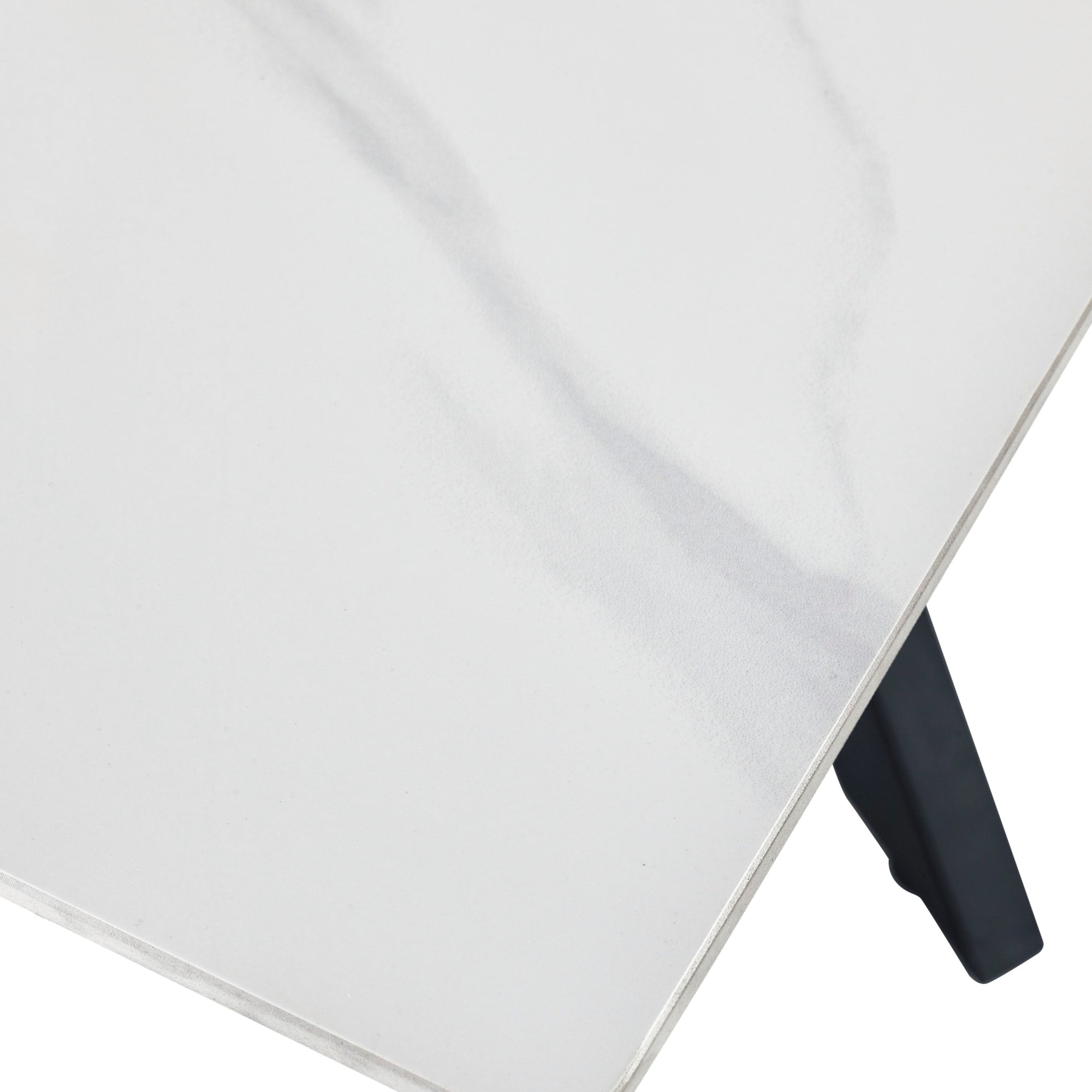 Bradley White Marble Dining Table
