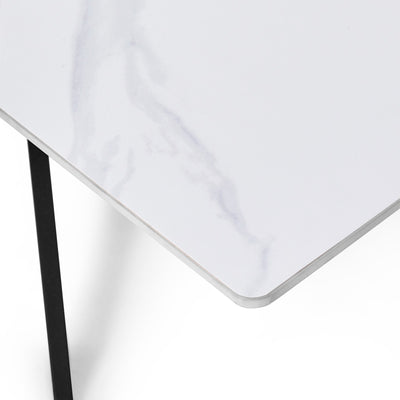 Bradley White Marble Coffee Table
