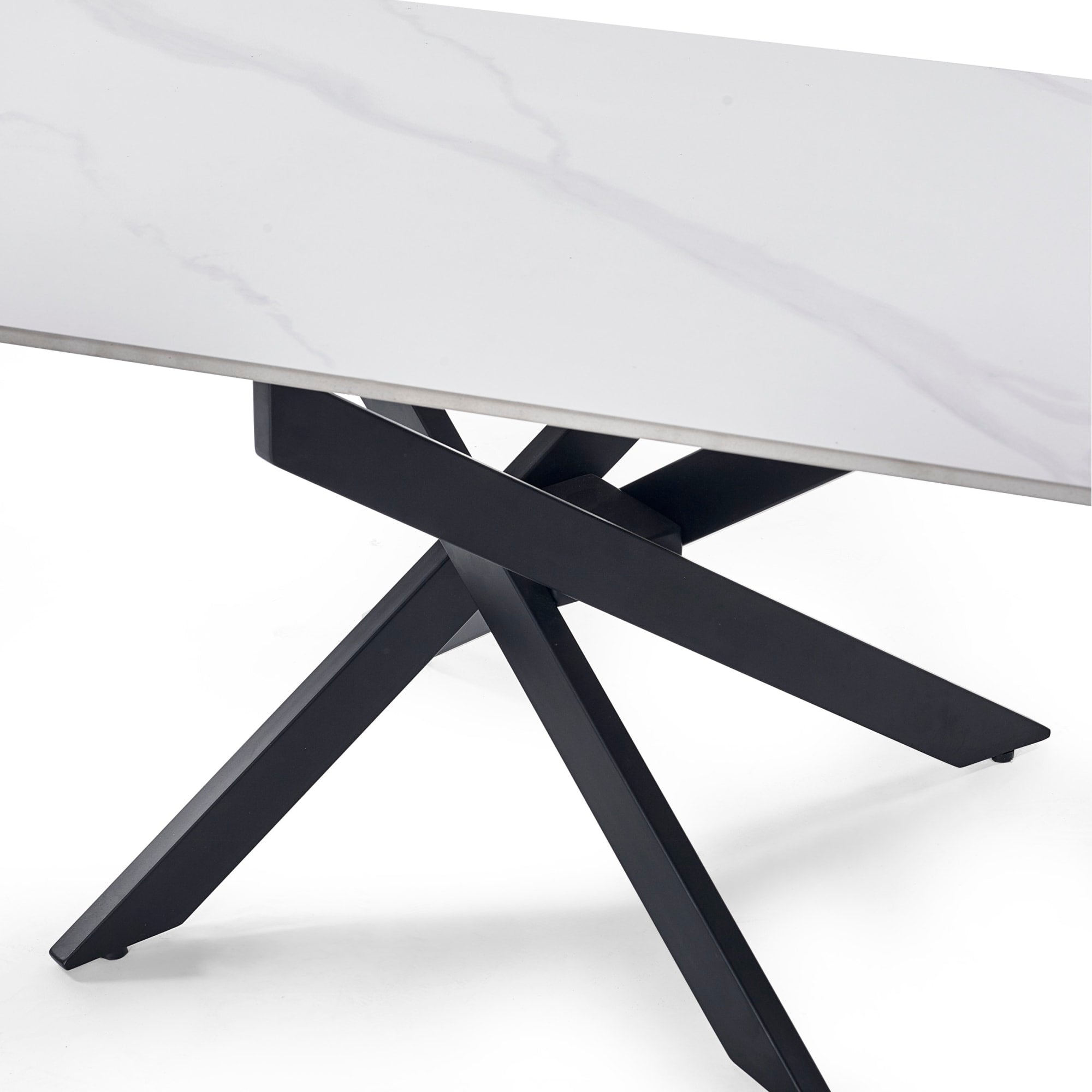 Bradley White Marble Coffee Table