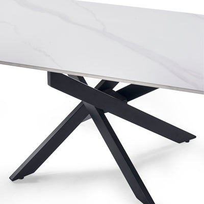 Bradley White Marble Coffee Table