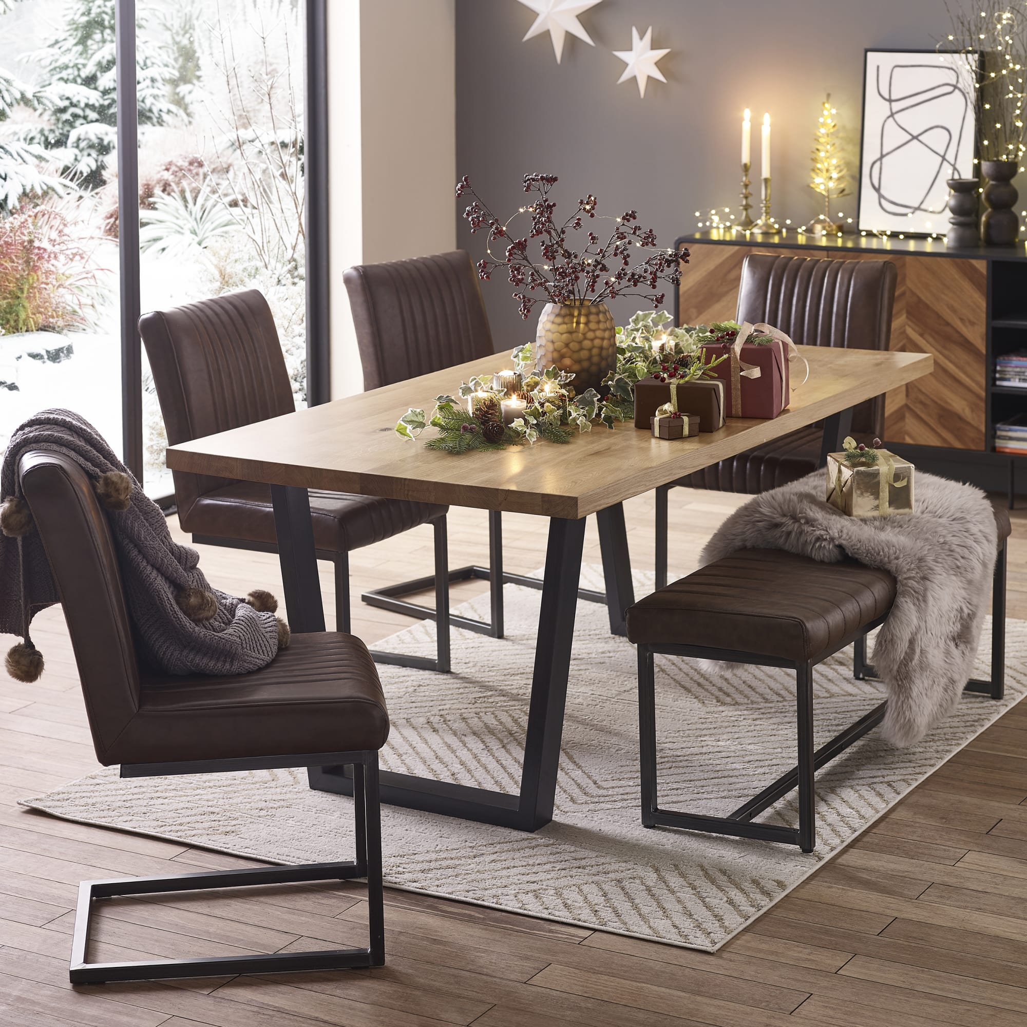 Brooklyn Dining Table - Oak