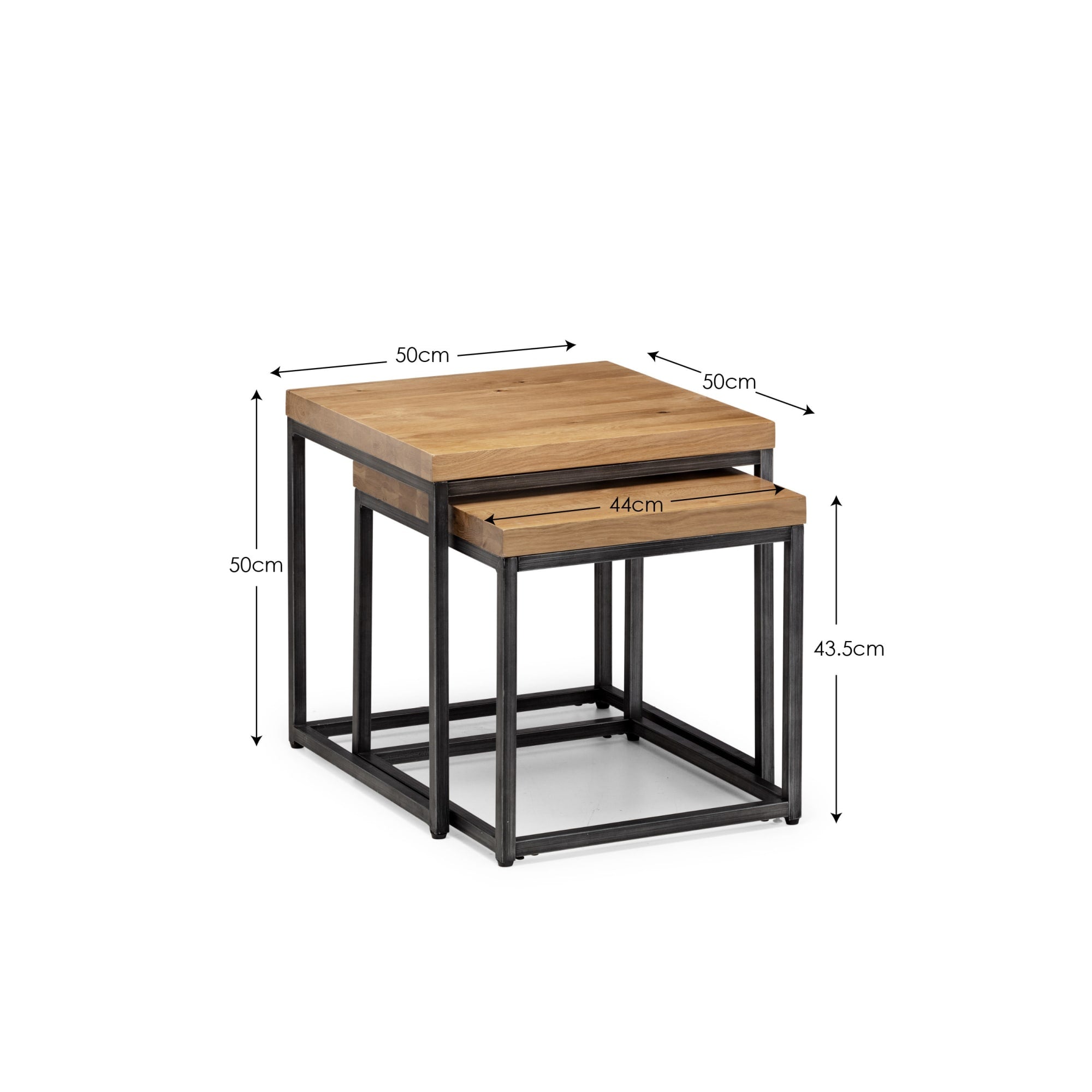 Brooklyn Nesting Lamp Tables - Oak