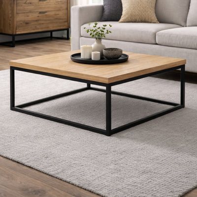 Brooklyn Square Coffee Table - Oak