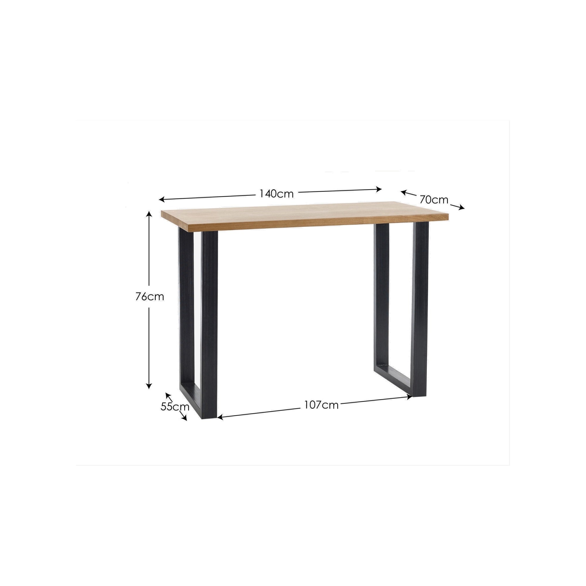 Brooklyn Bar Table Oak
