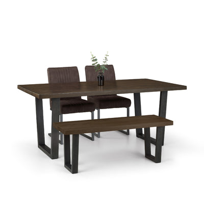 Brooklyn Dining Table - Dark Oak