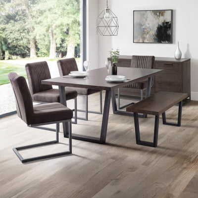 Brooklyn Dining Table - Dark Oak