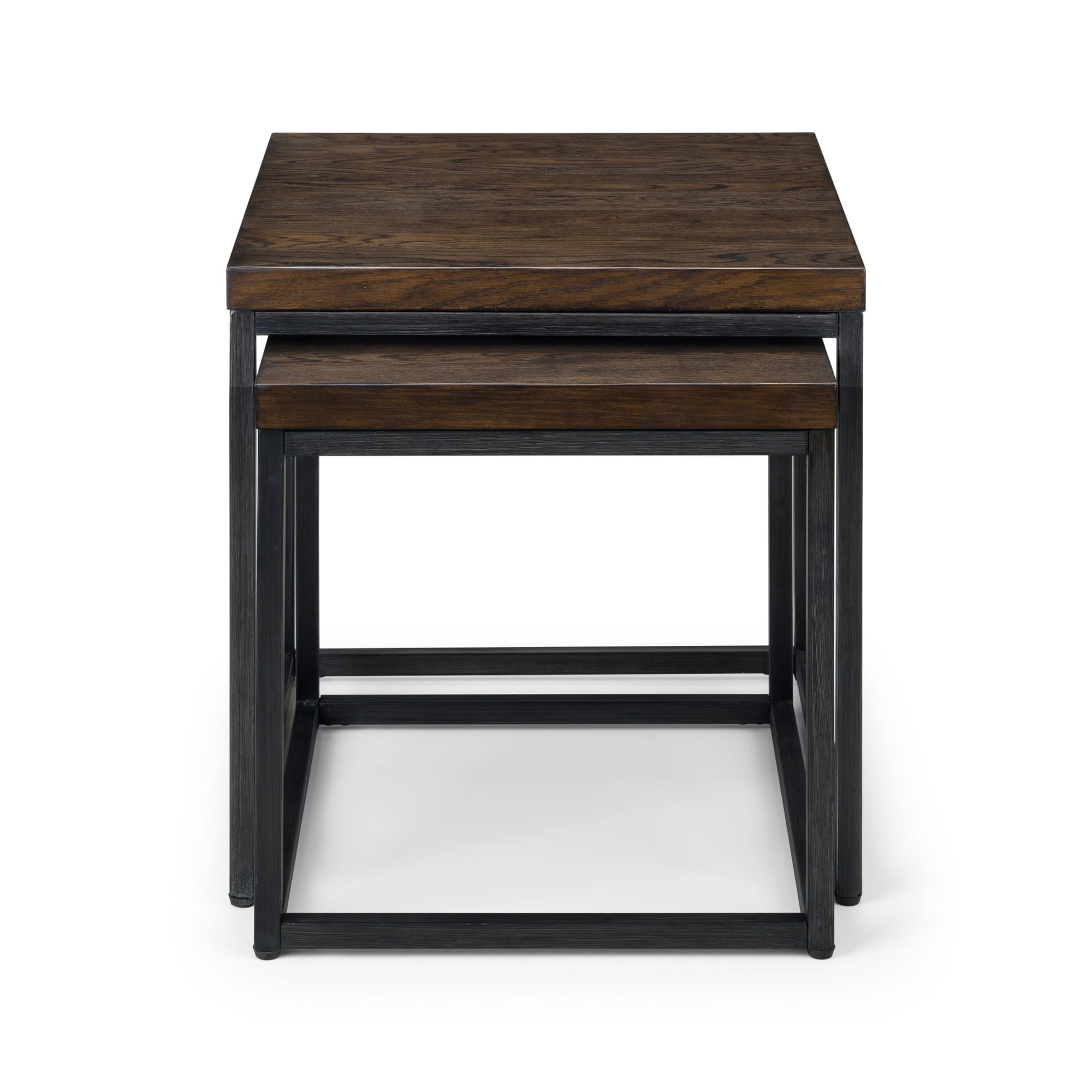 Brooklyn Nesting Lamp Tables - Dark Oak