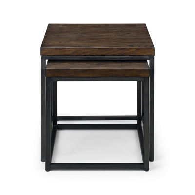 Brooklyn Nesting Lamp Tables - Dark Oak