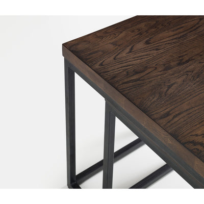Brooklyn Nesting Lamp Tables - Dark Oak