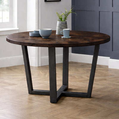 Brooklyn Round Table - Dark Oak