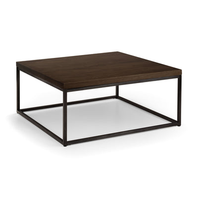 Brooklyn Square Coffee Table - Dark Oak