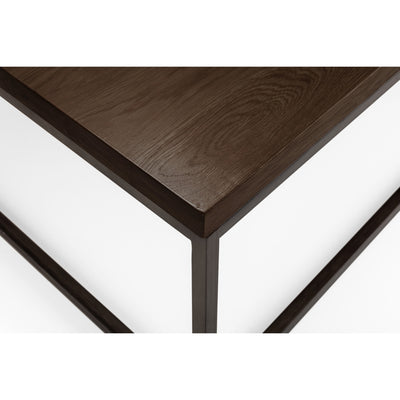 Brooklyn Square Coffee Table - Dark Oak