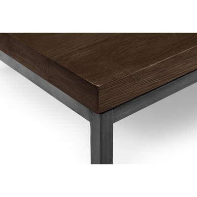 Brooklyn Square Coffee Table - Dark Oak