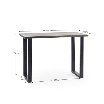 Brooklyn Bar Table Dark Oak