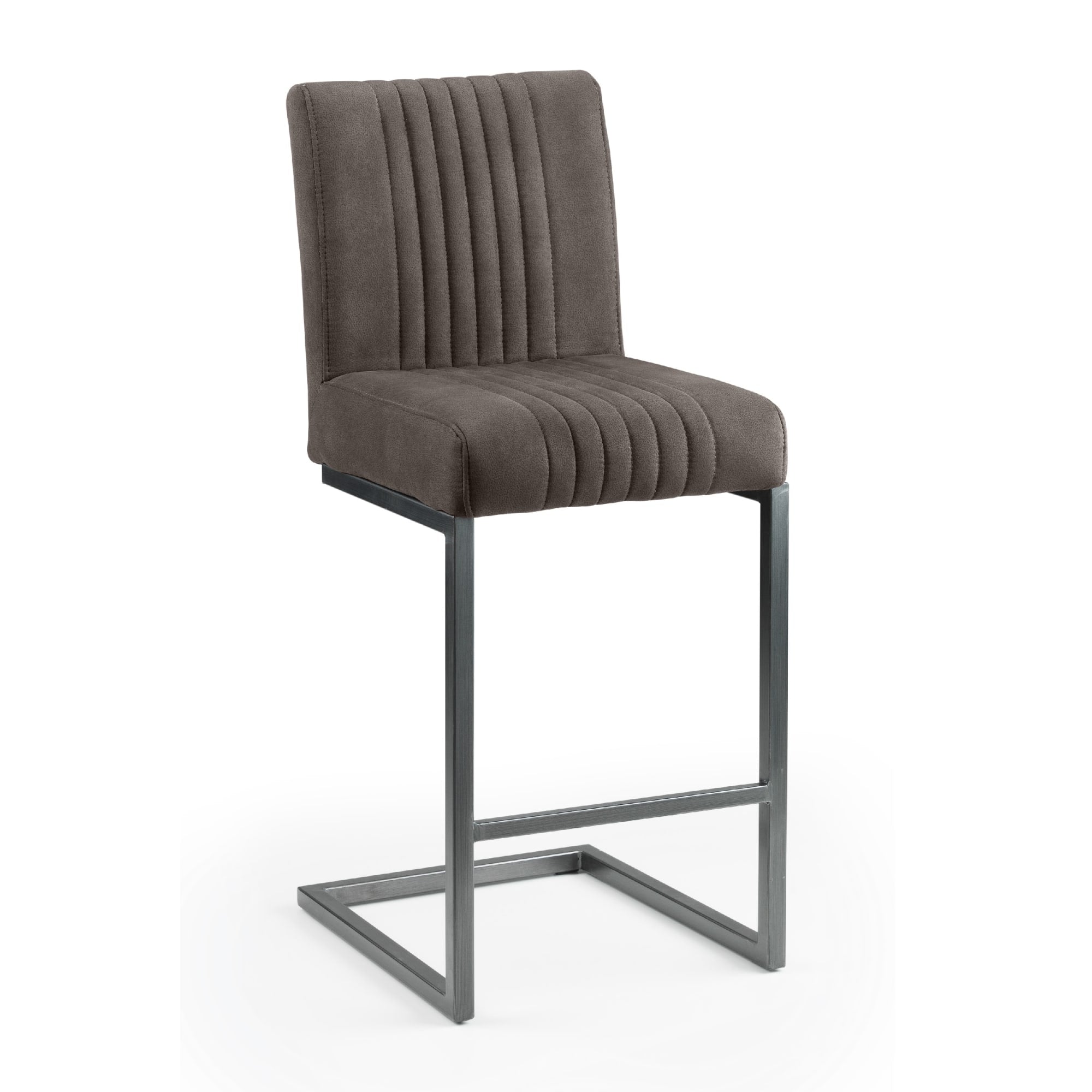 Set Of 2 Brooklyn Barstools - Charcoal Grey