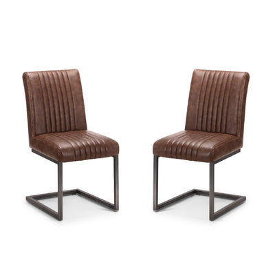 Set Of 2 Brooklyn Chairs - Brown