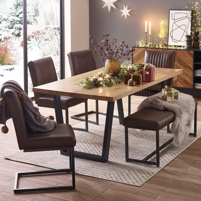 Set Of 2 Brooklyn Chairs - Brown