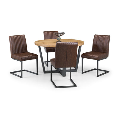 Set Of 2 Brooklyn Chairs - Brown