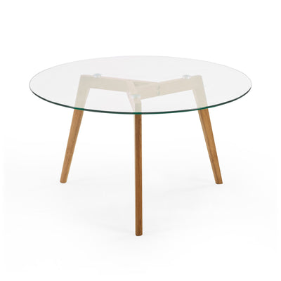 Bryant 80cm Round Glass Coffee Table