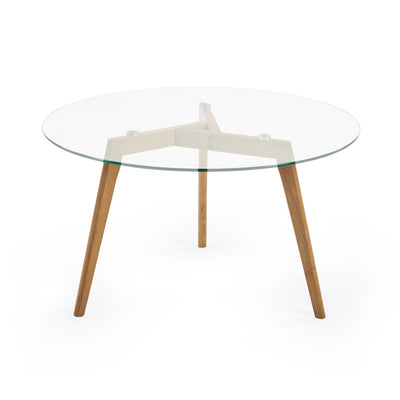 Bryant 80cm Round Glass Coffee Table