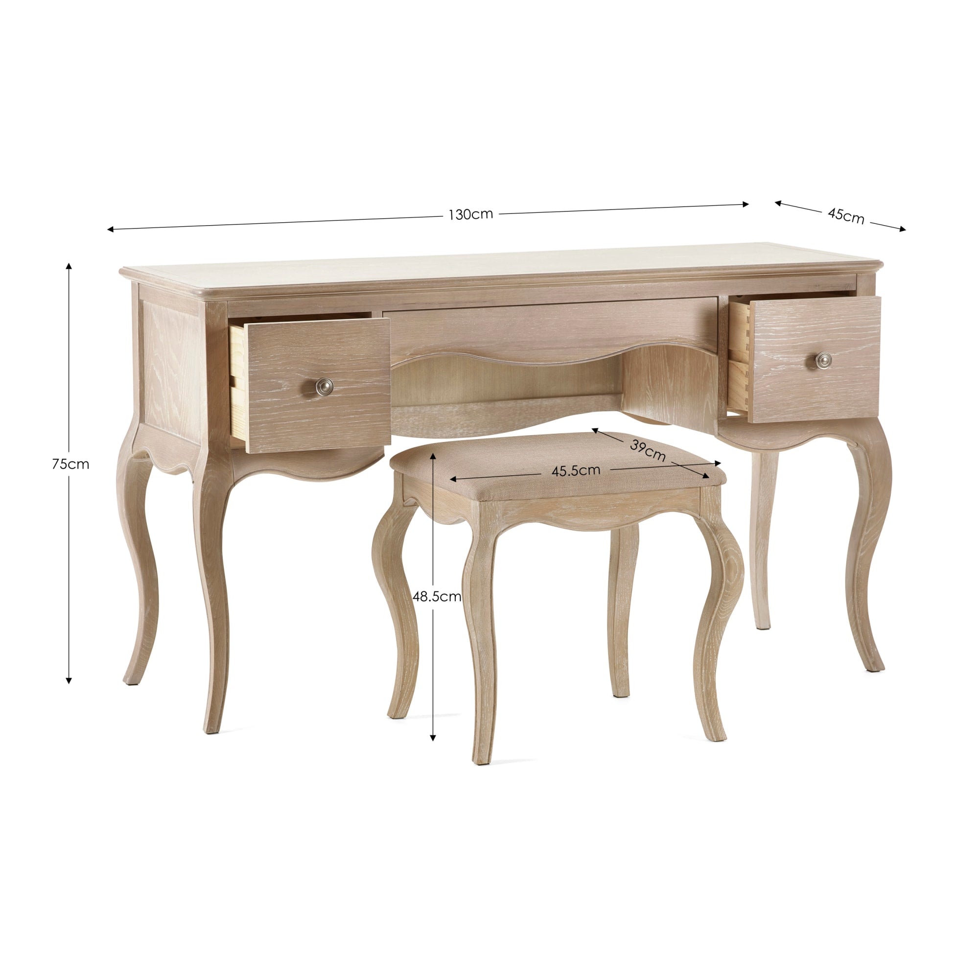 Camille Dressing Table And Stool