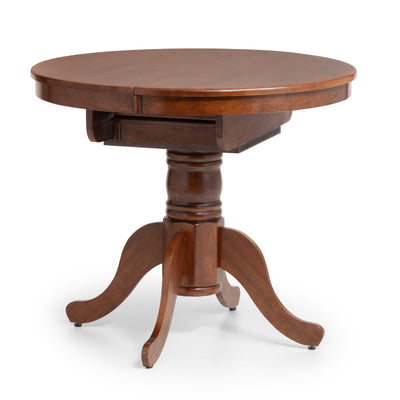 Canterbury Round To Oval Extending Table - Mahogany